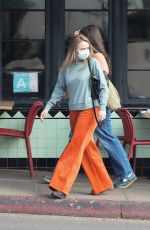 JOEY KING Out for Lunch with a Friend at Little Dom