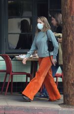 JOEY KING Out for Lunch with a Friend at Little Dom
