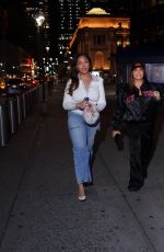 JORDYN WOODS Arrives at Knicks Game in New York 01/01/2025