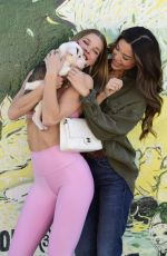 JOY CORRIGAN and Miss California 2024 SAMI RAMOS Volunteer at The Labelle Foundation in Los Angeles 01/16/2025