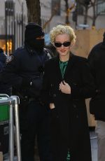 JULIA GARNER Arrives at Live with Kelly and Mark in New York City 01/22/2025