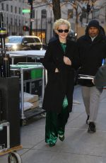 JULIA GARNER Arrives at Live with Kelly and Mark in New York City 01/22/2025