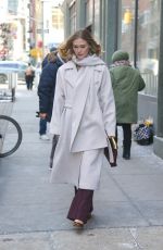 JULIA STILES Out and About in New York 01/23/2025