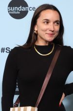JULIA ZSOLNAY at Plainclothes Premiere at Sundance Film Festival in Park City 014/26/2025
