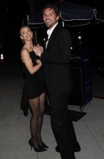 JULIANNE HOUGH Leaves UTA Golden Globes After-Party Post-show at Marea in Beverly Hills 01/05/2025
