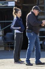 JUSTINE BATEMAN Dealing with a Flat Tire in Los Angeles 01/14/2025
