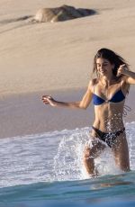 KAIA GERBER in Bikini at a Beach in Los Cabos 01/01/2025
