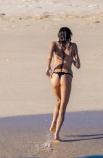 KAIA GERBER in Bikini at a Beach in Los Cabos 01/01/2025