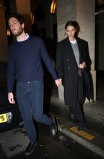 KARLIE KLOSS and Joshua Kushner Leaves Costes After a Party in Paris 01/26/2025