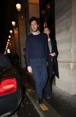 KARLIE KLOSS and Joshua Kushner Leaves Costes After a Party in Paris 01/26/2025