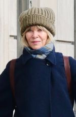 KATE CAPSHAW Out with Her dog in Manhattan