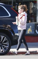 KATE MARA Leaves Pilates Class in Los Feliz 01/23/2025