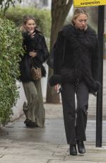KATE MOSS Out with Her Daughter LILA GRACE MOSS Celebrates Her 51st Birthday 01/16/2025