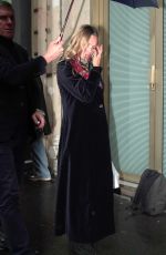 KATE MOSS Stopping at a Pharmacy Near Her Hotel in Paris 01/25/2025