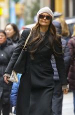 KATIE HOLMES Arrives at Barrymore Theatre in New York City 01/18/2025
