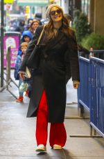 KATIE HOLMES Arrives at Barrymore Theatre in New York City 01/18/2025