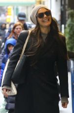 KATIE HOLMES Arrives at Barrymore Theatre in New York City 01/18/2025
