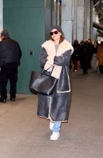 KATIE HOLMES Arrives at Her Broadway Play Our Town in New York 01/10/2025