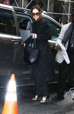 KATIE HOLMES Arrives at Her Final Performance of Broadway