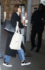 KATIE HOLMES Arrives at Matinee of Our Town in New York City 01/04/2025