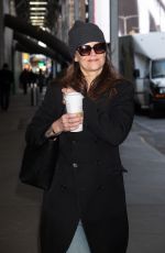 KATIE HOLMES Arrives at Our Town Matinee Performance in New York City 01/15/2025