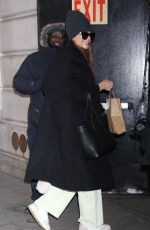 KATIE HOLMES Out and About in New York City 01/11/2025