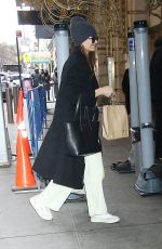 KATIE HOLMES Out and About in New York City 01/11/2025
