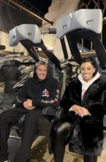 KATIE PRICE and JJ Slater Having a Fun Time at Thorpe Park in London 01/03/2025