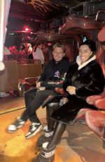 KATIE PRICE and JJ Slater Having a Fun Time at Thorpe Park in London 01/03/2025