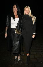 KATIE PRICE and KERRY KATON Night Out at San Carlo Restaurant in Cheshire 01/12/2025