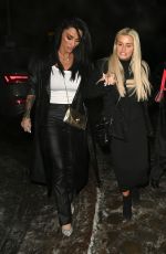 KATIE PRICE and KERRY KATON Night Out at San Carlo Restaurant in Cheshire 01/12/2025