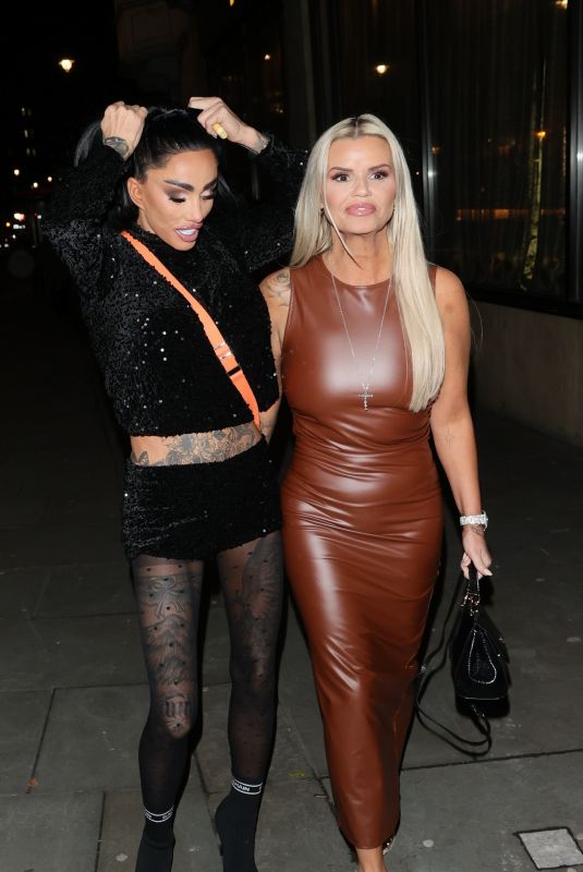 KATIE PRICE and KERRY KATONA Arrives at Geordie Shore Event at Thai Square in London 01/07/2025