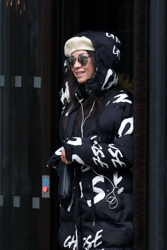 KATYA JONES Out and About in Liverpool 01/28/2025