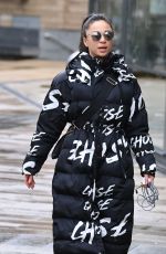 KATYA JONES Out in Sheffield Ahead of Strictly Come Dancing Live Tour 01/20/2025