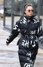 KATYA JONES Out in Sheffield Ahead of Strictly Come Dancing Live Tour 01/20/2025