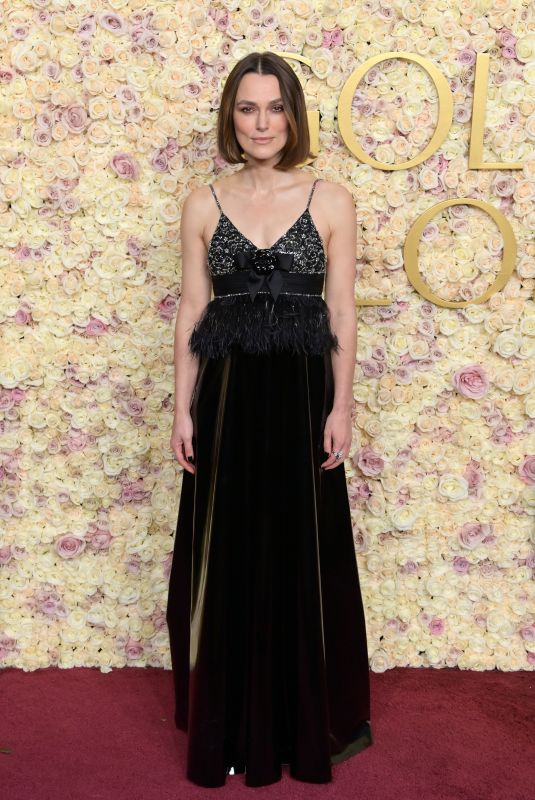 KEIRA KNIGHTLEY at 82nd Annual Golden Globes Awards in Beverly Hills 01/05/2025