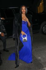 KELLY ROWLAND Arrives at UTA Golden Globes After-Party Post-show at Marea in Beverly Hills 01/05/2025