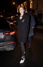 KELLY RUTHERFORD Returns to Her Hotel at Paris Fashion Week 01/26/2025