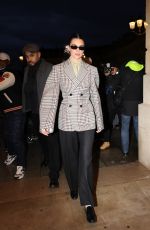 KENDALL JENNER Arrives at Schiaparelli Fashion Show in Paris 01/26/2025