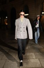 KENDALL JENNER Arrives at Schiaparelli Fashion Show in Paris 01/26/2025