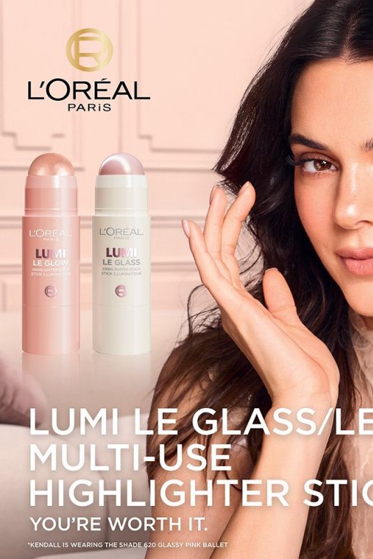 KENDALL JENNER for L’Oreal Paris Lumi Le Glass Campaign 2025