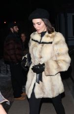 KENDALL JENNER Leaves Dinner at Matsuhisa Japanese Restaurant in Aspen 01/16/2025