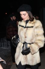 KENDALL JENNER Leaves Dinner at Matsuhisa Japanese Restaurant in Aspen 01/16/2025