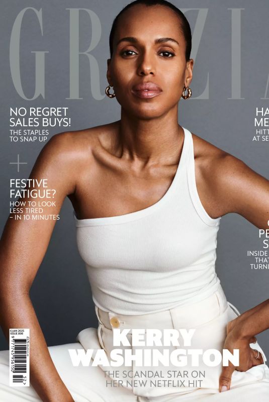 KERRY WASHINGTON for Grazia UK, January 2025