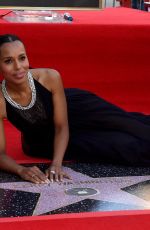 KERRY WASHINGTON Honored With A Star On The Hollywood Walk Of Fame in Los Angeles 01/02/2025
