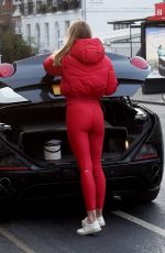 KIMBERLEY GARNER Out and About in London 01/13/2025