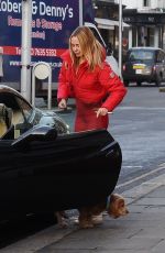 KIMBERLEY GARNER Out and About in London 01/13/2025