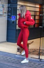 KIMBERLEY GARNER Out and About in London 01/13/2025