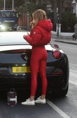 KIMBERLEY GARNER Out and About in London 01/13/2025