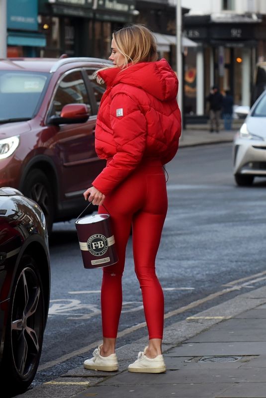 KIMBERLEY GARNER Out and About in London 01/13/2025